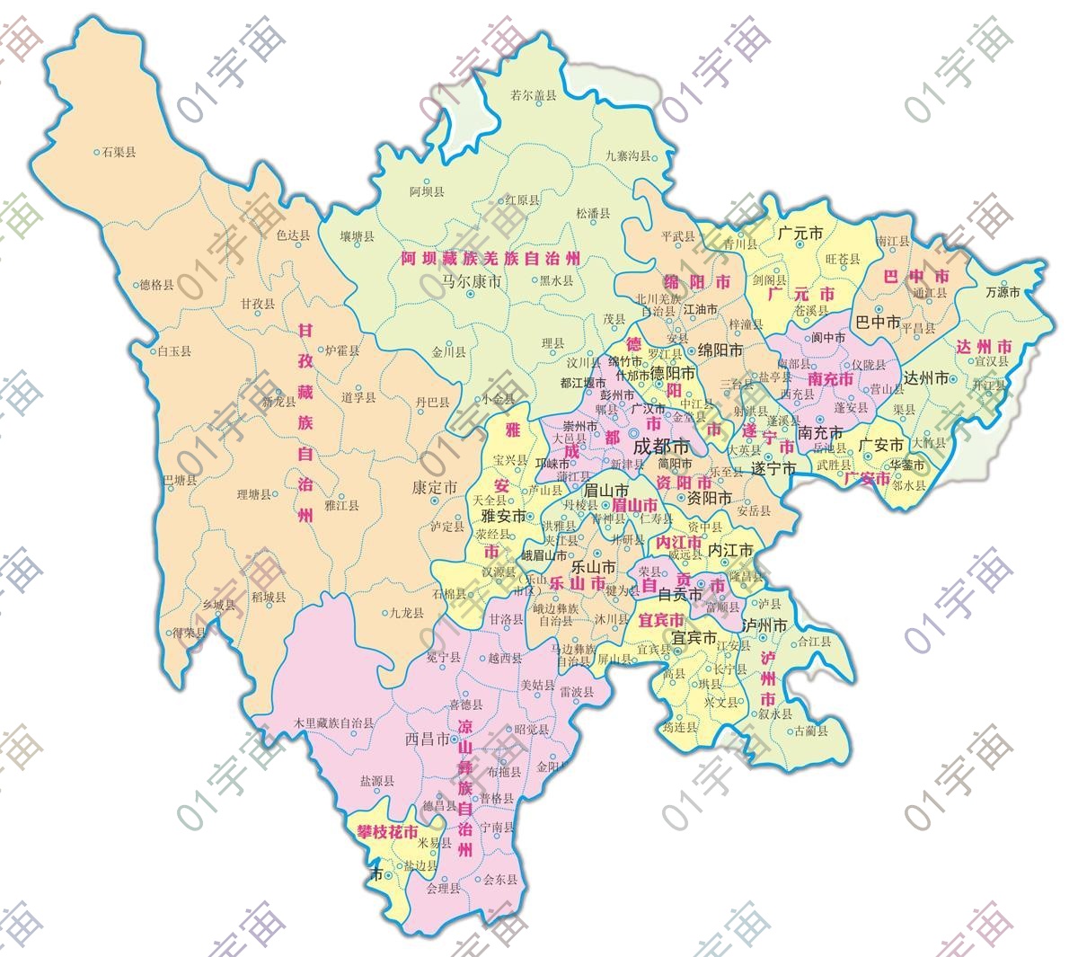 四川地图-3